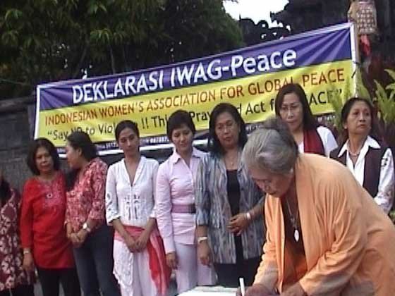 Deklarasi IWAG-Peace Bali