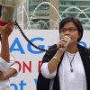 Orasi oleh ibu Dewi Juniarti perwakilan dari IWAG-Peace